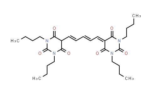 63560-89-4 | 1,3-二丁基-5-[5-(1,3-二丁基六氢-2,4,6-三氧代-5-嘧啶基)-2,4-戊二烯-1-亚基]-2,4,6(1H,3H,5H)嘧啶三酮