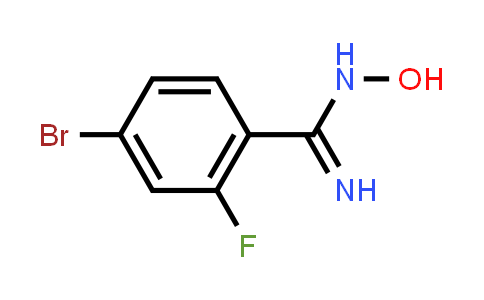 CAS No. 635702-31-7, 4-Bromo-2-fluoro-N-hydroxybenzimidamide