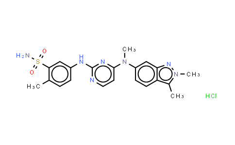CAS No. 635702-64-6, Pazopanib (Hydrochloride)