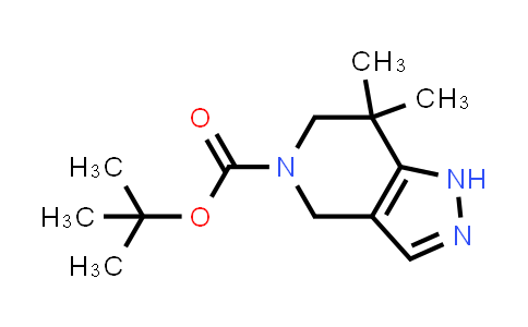 CAS No. 635712-88-8, tert-Butyl 7,7-dimethyl-1H,4H,5H,6H,7H-pyrazolo[4,3-c]pyridine-5-carboxylate