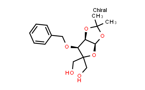 63593-03-3 | ((3aR,6S,6aR)-6-(Benzyloxy)-2,2-dimethyltetrahydrofuro[2,3-d][1,3]dioxole-5,5-diyl)dimethanol