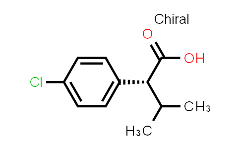 CAS No. 63640-09-5, (R)-2-(4-chlorophenyl)-3-methylbutanoic acid