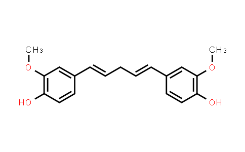 CAS No. 63644-68-8, 1,5-Bis(4-hydroxy-3-methoxyphenyl)penta-1,4-diene