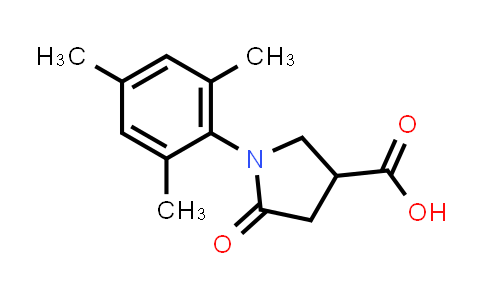 CAS No. 63675-25-2, 1-Mesityl-5-oxopyrrolidine-3-carboxylic acid