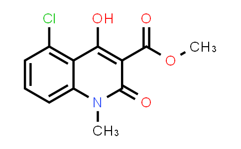 CAS No. 637027-41-9, Methyl 5-chloro-4-hydroxy-1-methyl-2-oxo-1,2-dihydroquinoline-3-carboxylate