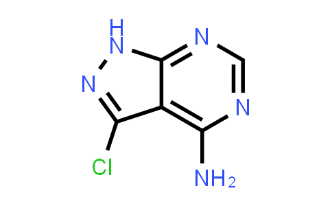 CAS No. 637338-78-4, 3-Chloro-1H-pyrazolo[3,4-d]pyrimidin-4-amine