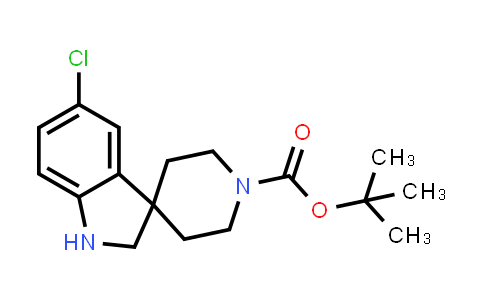 CAS No. 637362-21-1, tert-Butyl 5-chlorospiro[indoline-3,4'-piperidine]-1'-carboxylate