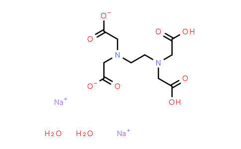 CAS No. 6381-92-6, Ethylenediaminetetraacetic acid disodium salt dihydrate