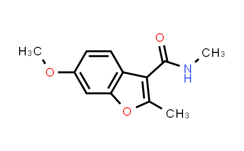 CAS No. 638217-07-9, 6-Methoxy-N,2-dimethylbenzofuran-3-carboxamide