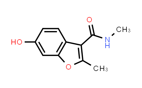 CAS No. 638217-08-0, 6-Hydroxy-N,2-dimethylbenzofuran-3-carboxamide