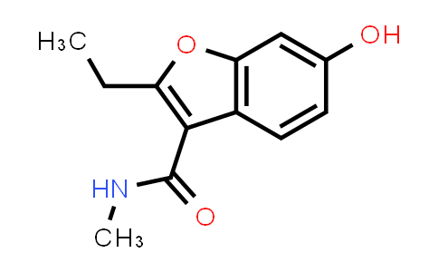 CAS No. 638217-12-6, 2-Ethyl-6-hydroxy-N-methylbenzofuran-3-carboxamide
