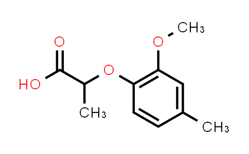 CAS No. 63857-96-5, 2-(2-Methoxy-4-methylphenoxy)propanoic acid