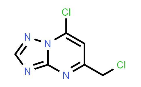 CAS No. 63882-72-4, 7-Chloro-5-(chloromethyl)-[1,2,4]triazolo[1,5-a]pyrimidine