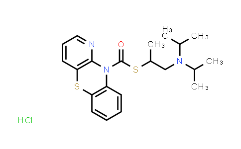 DY564943 | 63906-31-0 | S-(1-(Diisopropylamino)propan-2-yl) 10H-benzo[b]pyrido[2,3-e][1,4]thiazine-10-carbothioate hydrochloride