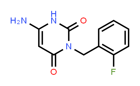 CAS No. 639780-60-2, 6-Amino-3-(2-fluorobenzyl)pyrimidine-2,4(1H,3H)-dione