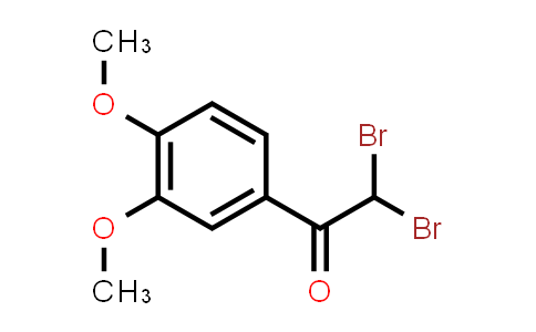 CAS No. 63987-72-4, 2,2-Dibromo-1-(3,4-dimethoxyphenyl)ethan-1-one