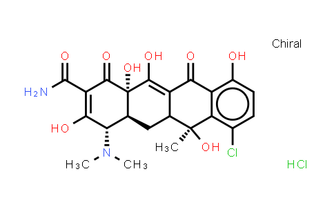 CAS No. 64-72-2, Chlortetracycline (hydrochloride)