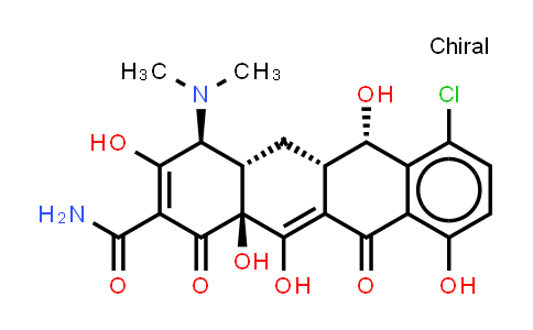 CAS No. 64-73-3, Demeclocycline (hydrochloride)