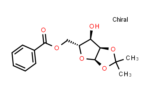 CAS No. 6612-91-5, ((3aR,5R,6R,6aR)-6-Hydroxy-2,2-dimethyltetrahydrofuro[2,3-d][1,3]dioxol-5-yl)methyl benzoate