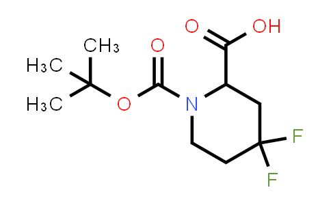 CAS No. 661458-34-0, 1-(tert-Butoxycarbonyl)-4,4-difluoropiperidine-2-carboxylic acid