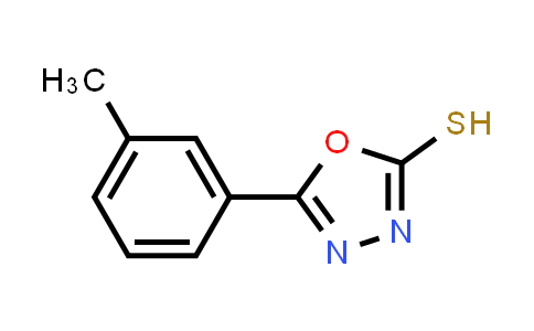 CAS No. 66147-19-1, 5-(3-Methylphenyl)-1,3,4-oxadiazole-2-thiol