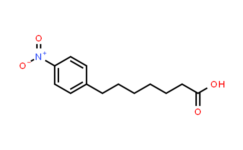 CAS No. 66147-99-7, 7-(4-Nitrophenyl)heptanoic acid
