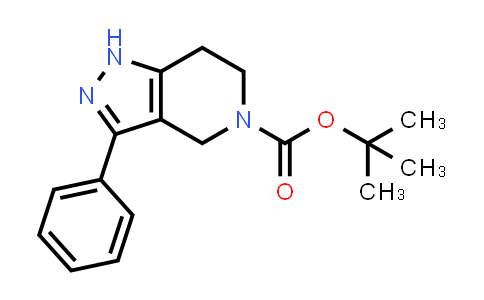 CAS No. 661487-18-9, tert-Butyl 3-phenyl-1,4,6,7-tetrahydro-5H-pyrazolo[4,3-c]pyridine-5-carboxylate