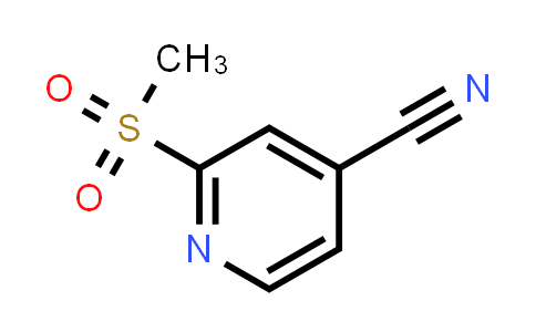 CAS No. 66154-69-6, 2-(Methylsulfonyl)isonicotinonitrile
