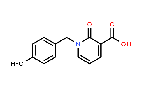 CAS No. 66158-16-5, 1-(4-Methylbenzyl)-2-oxo-1,2-dihydropyridine-3-carboxylic acid