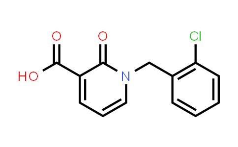 CAS No. 66158-19-8, 1-(2-Chlorobenzyl)-2-oxo-1,2-dihydropyridine-3-carboxylic acid