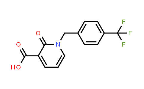 CAS No. 66158-46-1, 2-Oxo-1-(4-trifluoromethyl-benzyl)-1,2-dihydro-pyridine-3-carboxylic acid