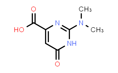 CAS No. 6635-66-1, 2-(Dimethylamino)-6-oxo-1,6-dihydropyrimidine-4-carboxylic acid
