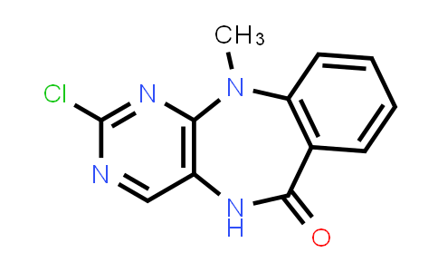 CAS No. 66427-86-9, 2-Chloro-11-methyl-5H-benzo[e]pyrimido[5,4-b][1,4]diazepin-6(11H)-one