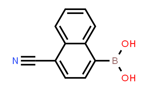CAS No. 664364-43-6, Boronic acid, (4-cyano-1-naphthalenyl)- (9CI)
