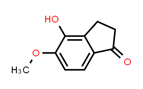 CAS No. 66487-71-6, 4-Hydroxy-5-methoxy-2,3-dihydro-1H-inden-1-one
