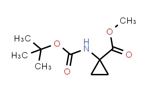 CAS No. 66494-26-6, Methyl 1-((tert-butoxycarbonyl)amino)cyclopropanecarboxylate