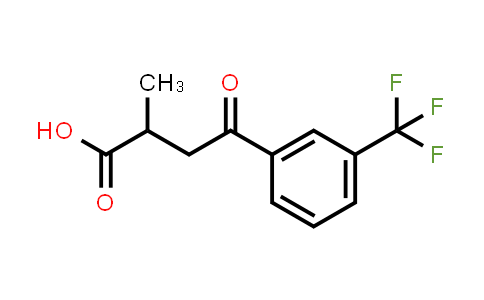 CAS No. 66549-17-5, 2-Methyl-4-oxo-4-(3-(trifluoromethyl)phenyl)butanoic acid