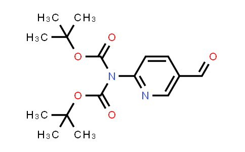 CAS No. 666721-10-4, (5-Formyl-2-pyridinyl)imidodicarbonic acid bis(1,1-dimethylethyl) ester