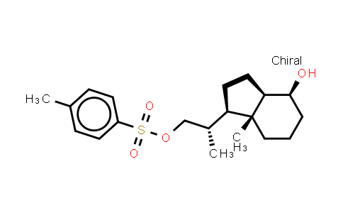 CAS No. 66774-80-9, 1H-Indene-1-ethanol, octahydro-4-hydroxy-b, 7a-dimethyl-1-(4-methylbenzenesulfonate),(bS, 1R, 3aR, 4S, 7aR)