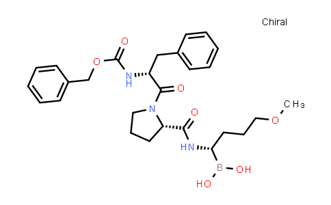 CAS No. 667917-16-0, L-Prolinamide, N-[(phenylmethoxy)carbonyl]-D-phenylalanyl-N-[(1S)-1-borono-4-methoxybutyl]- (9CI)