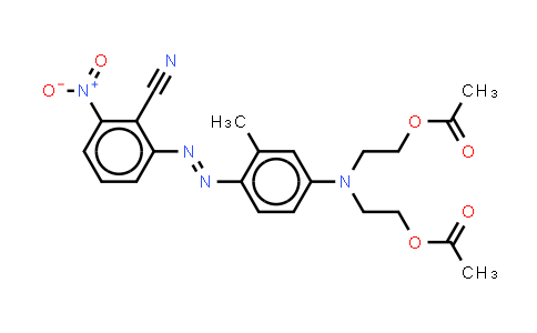 CAS No. 66882-16-4, 2-4-(2-Cyano-3-nitrophenyl)azo-m-tolyl(2-acetoxyethyl)aminoethyl acetate