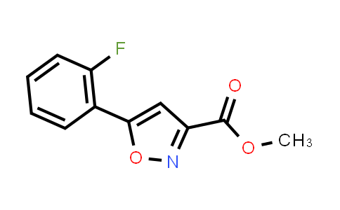 CAS No. 668970-74-9, Methyl 5-(2-fluorophenyl)isoxazole-3-carboxylate