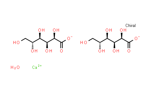 CAS No. 66905-23-5, D-Gluconic acid calcium salt, hydrate