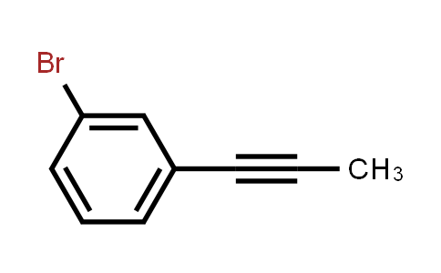 CAS No. 66952-36-1, Benzene, 1-bromo-3-(1-propynyl)-
