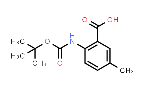 CAS No. 669713-60-4, 2-(tert-Butoxycarbonylamino)-5-methyl-benzoic acid