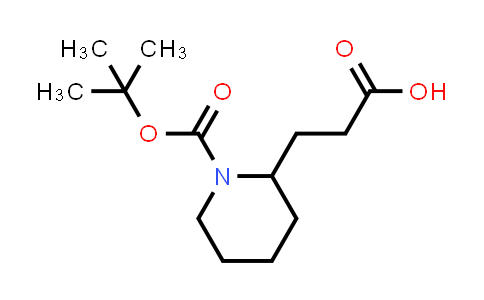 CAS No. 669713-96-6, 3-[1-(tert-Butoxycarbonyl)piperidin-2-yl]propanoic acid