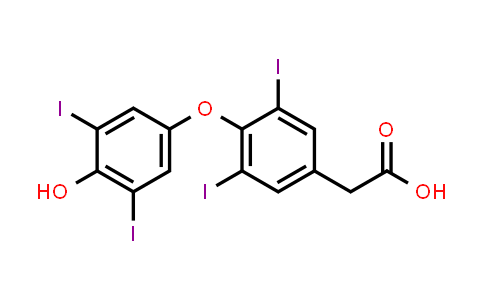 CAS No. 67-30-1, 2-(4-(4-Hydroxy-3,5-diiodophenoxy)-3,5-diiodophenyl)acetic acid