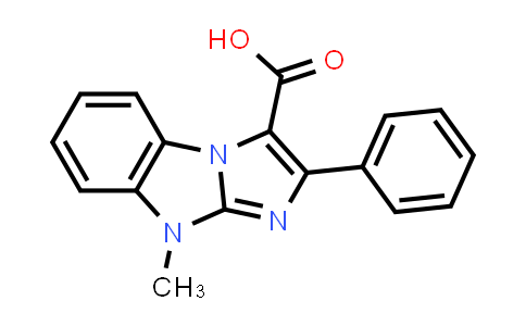 CAS No. 67073-19-2, 9-Methyl-2-phenyl-9h-imidazo[1,2-a]benzimidazole-3-carboxylic acid