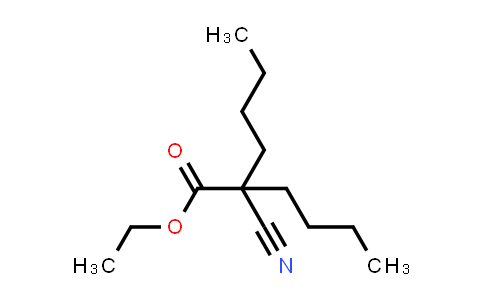 CAS No. 67105-41-3, Ethyl 2-butyl-2-cyanohexanoate