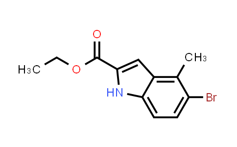 CAS No. 671215-69-3, 5-Bromo-4-methyl-1H-indole-2-carboxylic acid ethyl ester